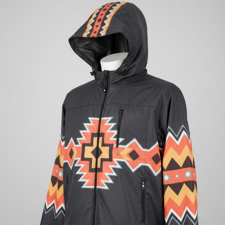 Native Horizon Windbreaker – Black Sunset