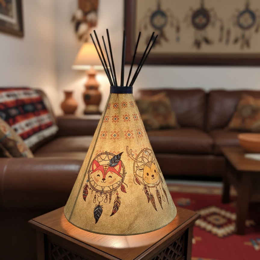 Little Spirits Teepee Lamp