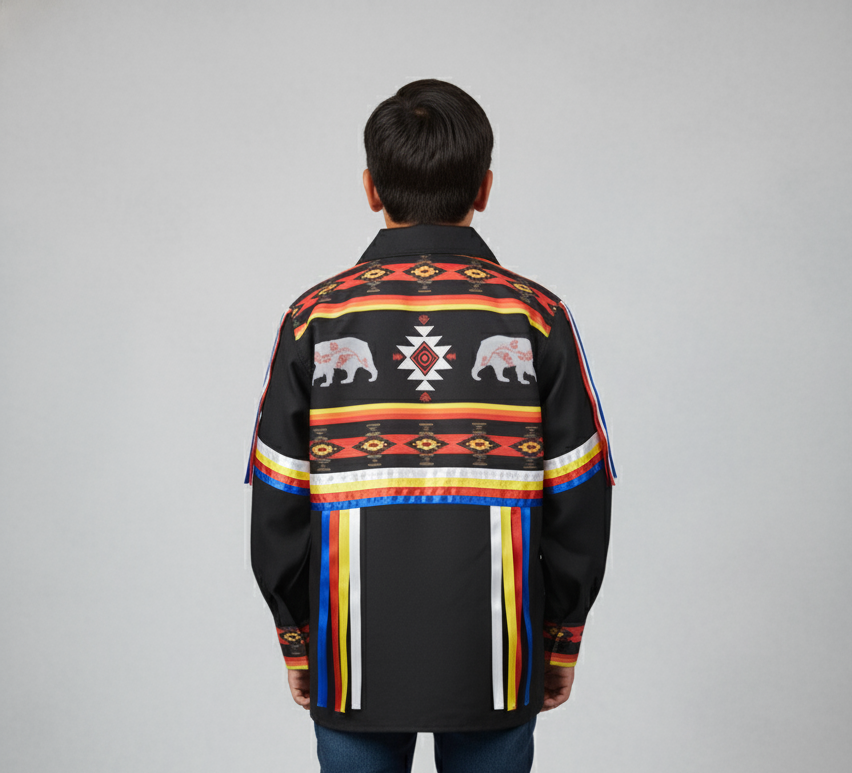 Bear Youth Ribbon shirt