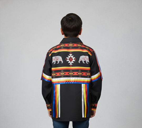 Bear Youth Ribbon shirt