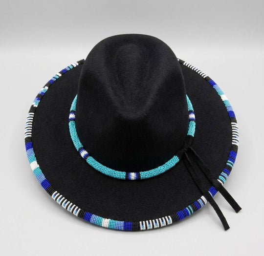 Size-57 Handmade Beaded Hat