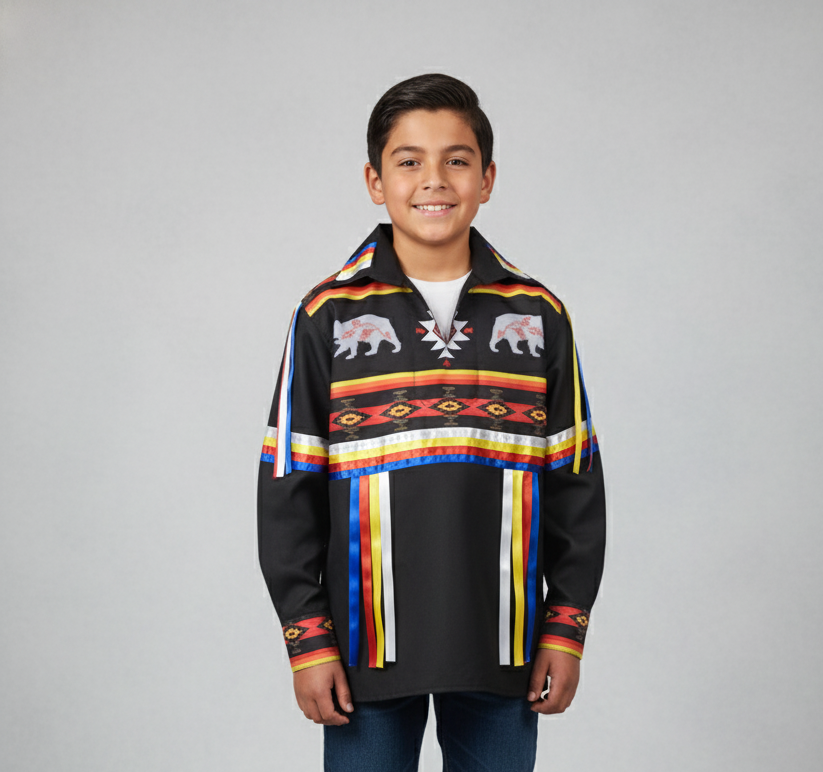 Bear Youth Ribbon shirt