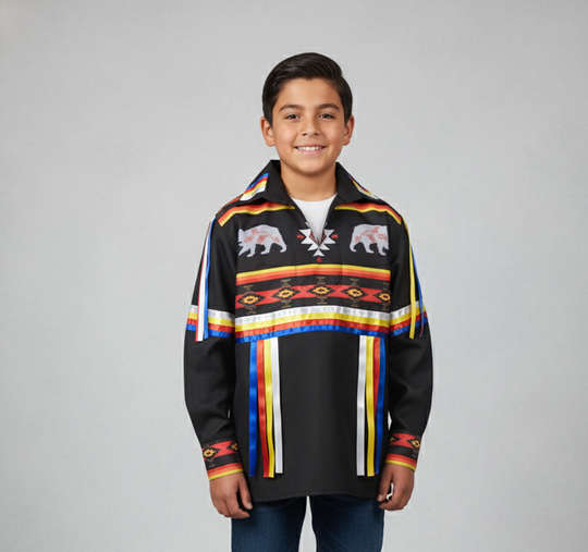 Bear Youth Ribbon shirt