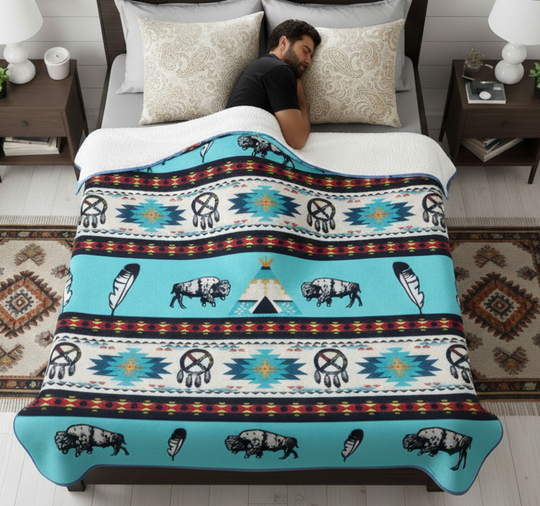 Circle of Life Ultra Soft Luxury Plush Blanket