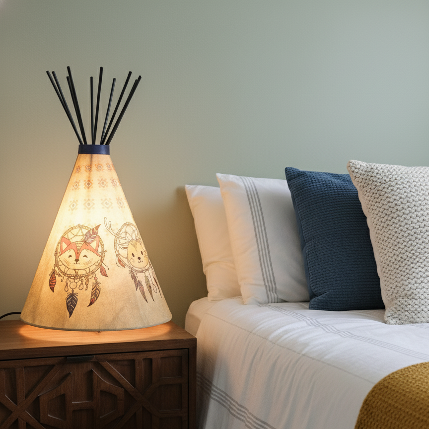 Little Spirits Teepee Lamp