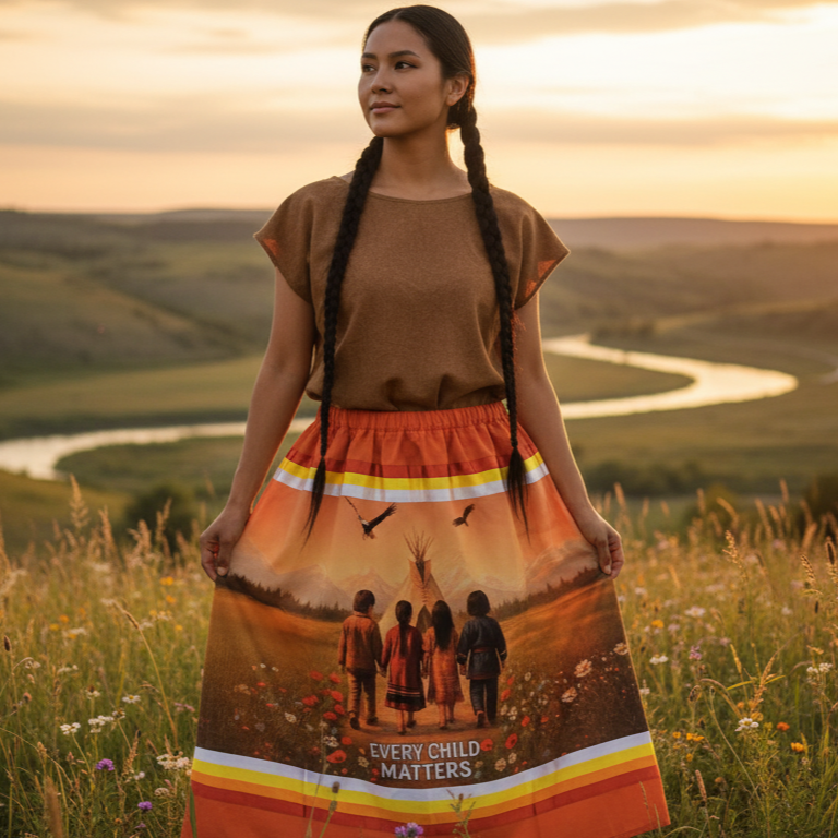 OLDTRIBES Every Child Matters Skirt –Healing,