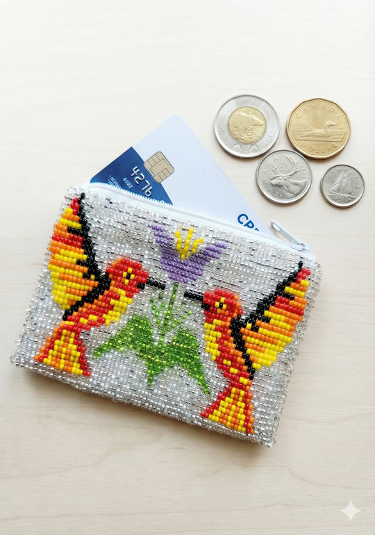 OLDTRIBES™ HummingBird Beaded coin purses