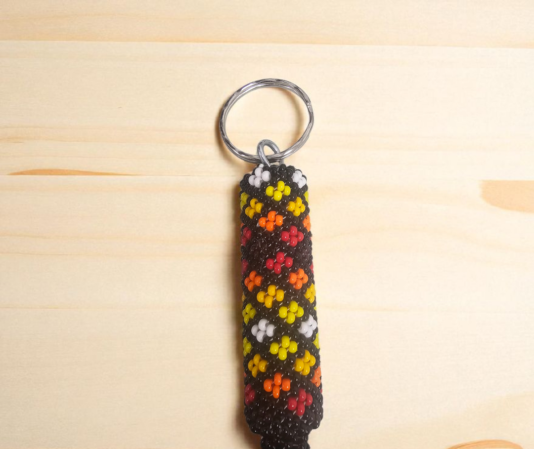 OLDTRIBES™  blacl Beaded Keychain