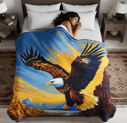 Eagle Ultra Soft Luxury Plush Blanket